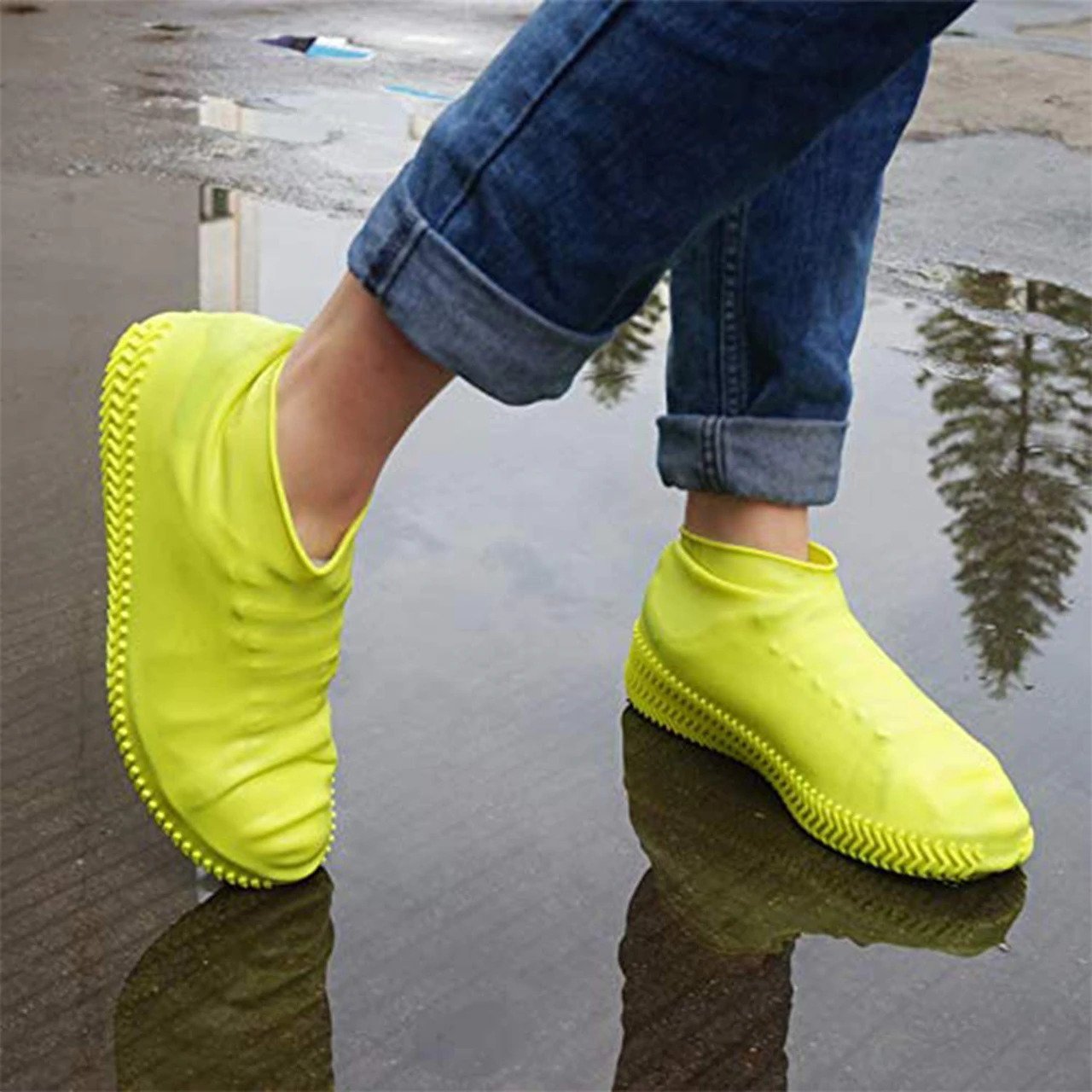 Silicone Waterproof Shoe Covers Pair