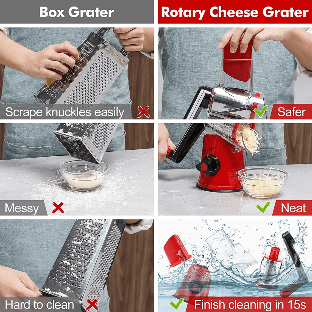 Multi-Function 3 in 1 Vegetable Cutter & Slicer