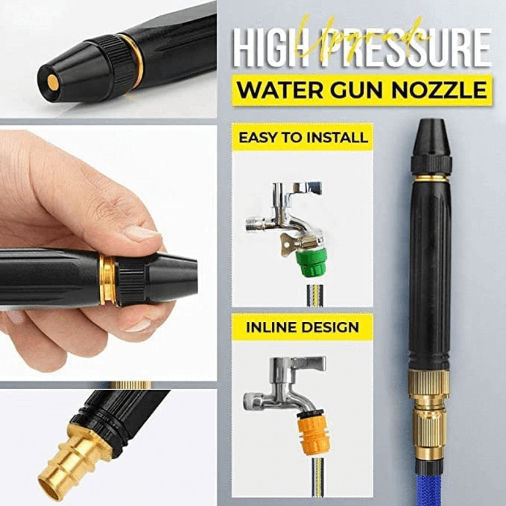 High Pressure 3 Modes Water Sprayer ( Fits With Normal Pipe)