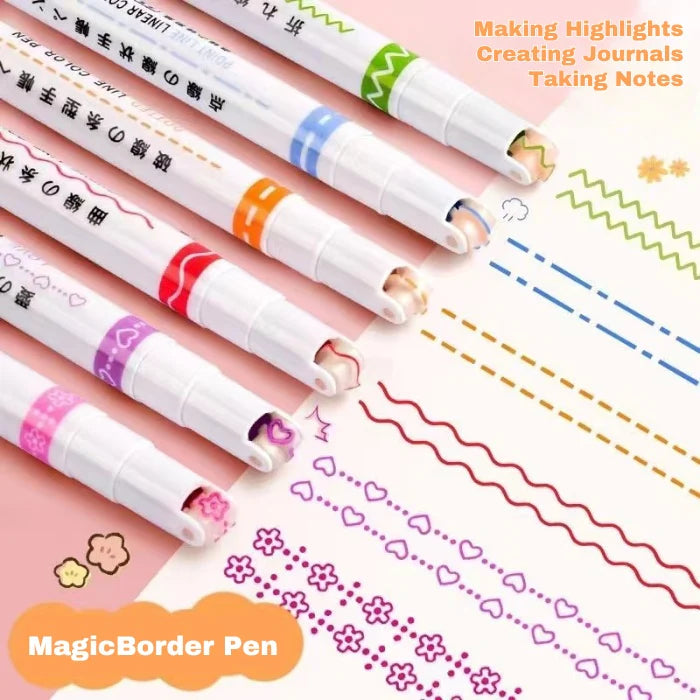 Magic Border Pen (Buy 6 Pens Get 6 Free)