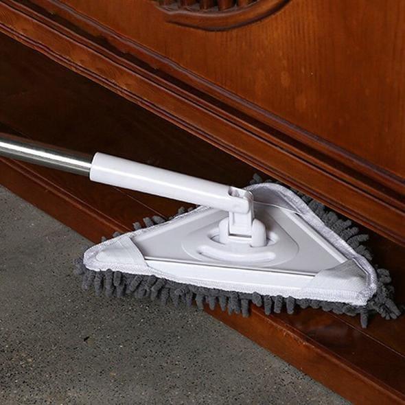 360 Rotating Triangular Corner Mop With Long Handle - GadgetsCay