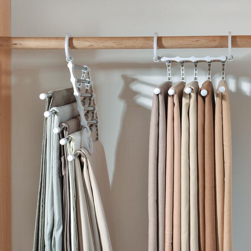 5 IN 1 STAINLESS STEEL WARDROBE MAGIC HANGER - GadgetsCay