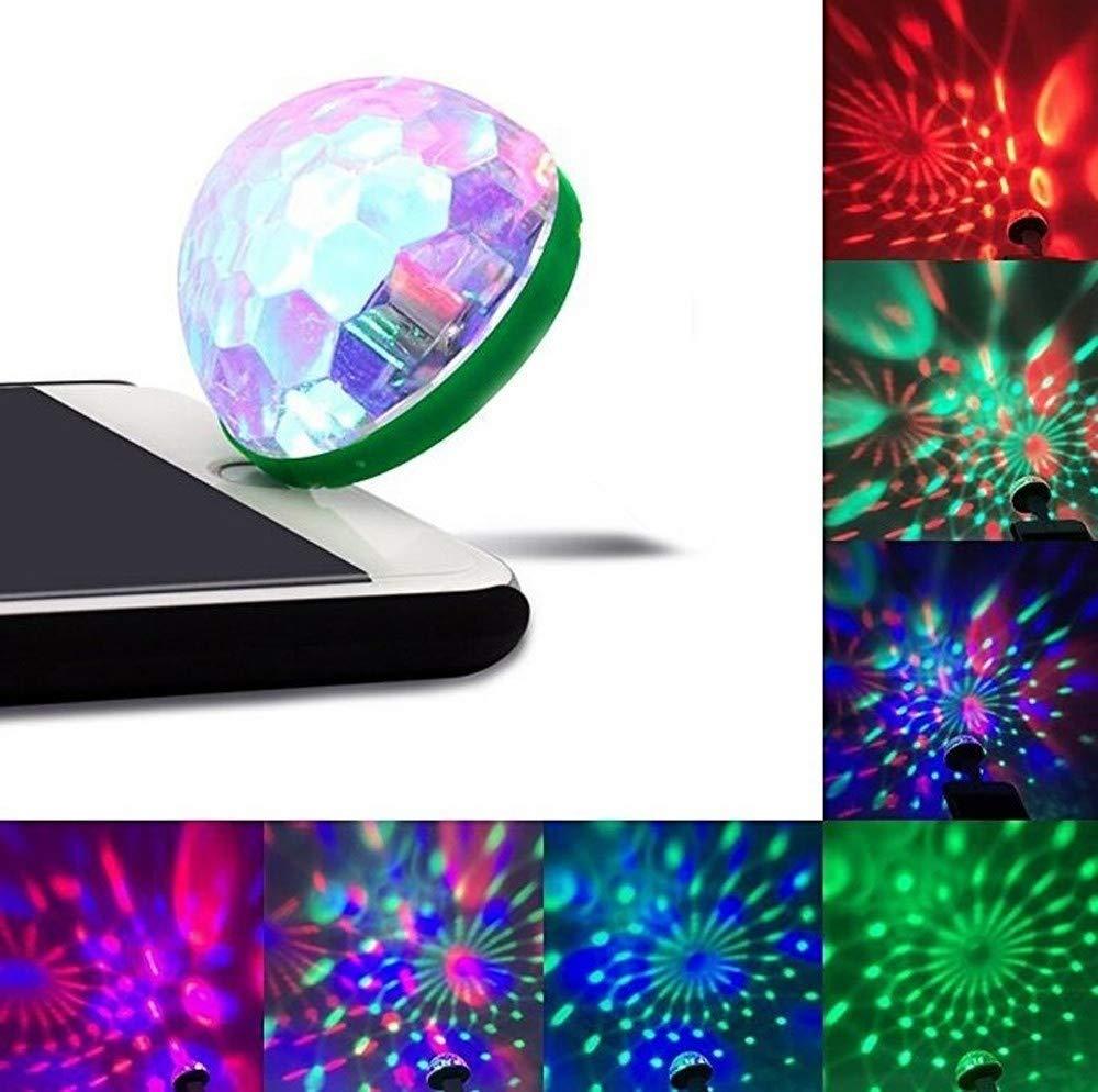 Magic Ball Lights -LED USB Party Lights Magic Ball for Mobile Phones Laptop Charger (With OTG)