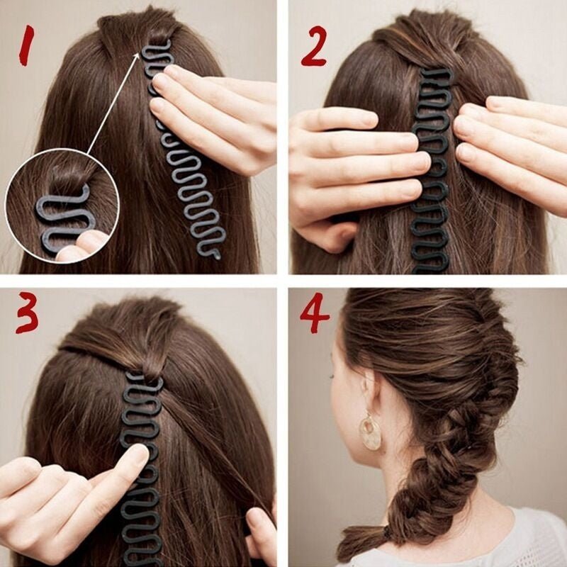Hair Braiding Tool Hair Accessories (Pack Of 5) - GadgetsCay