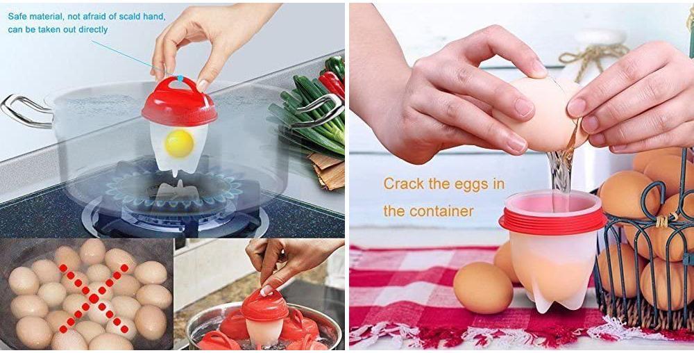 Magic Silicone Egg Boiler Pack of 6 - GadgetsCay