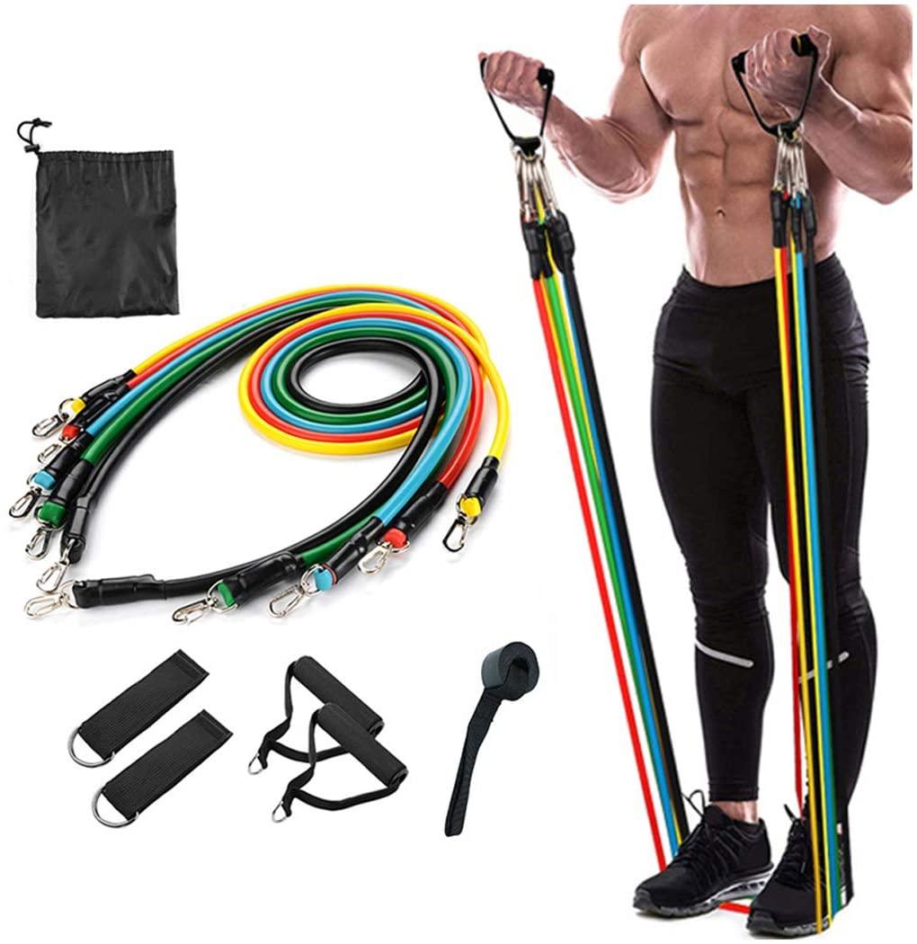 Resistance Home Workout Band (11 Pcs Set) - GadgetsCay