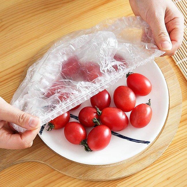 Reusable Elastic Storage Plastic Covers (Pack of 100) - GadgetsCay